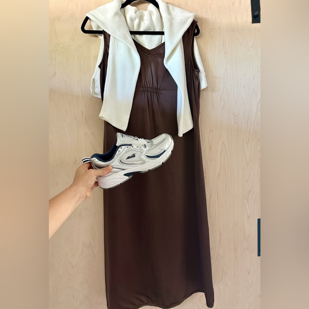 Sundance Silk Brown Dress - Picture 8 of 10